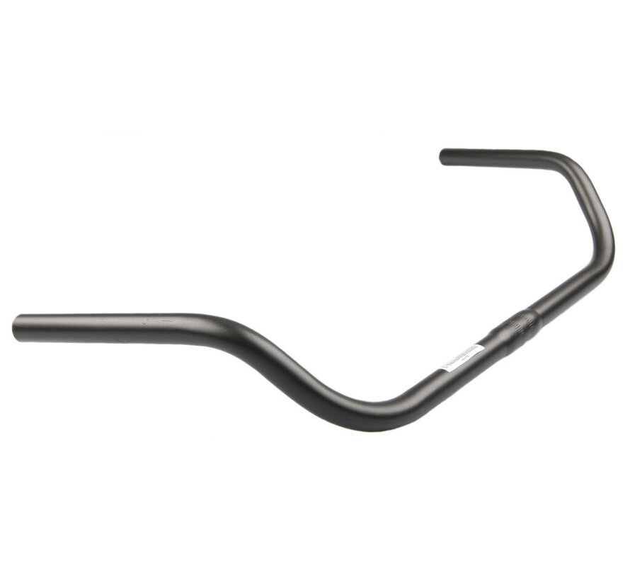 Stuurbocht zwart 600mm breed 25.4