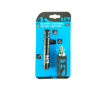 M-Wave Pomp mini alu met co2 patroon 16gr