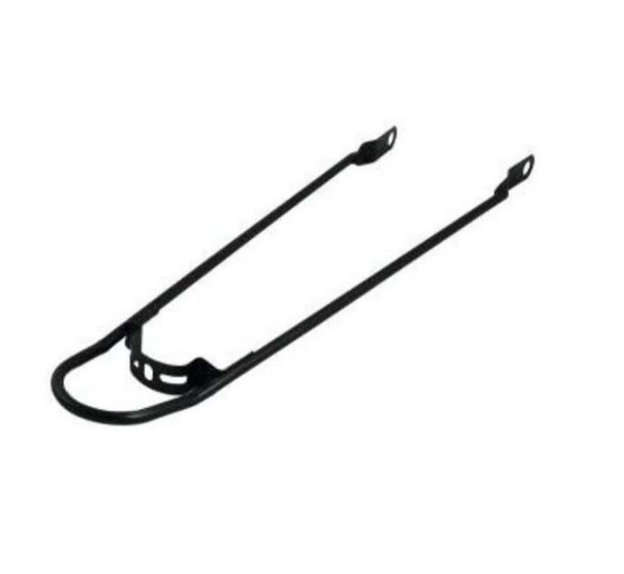 Spatbordstang bumper 28sp matzwart