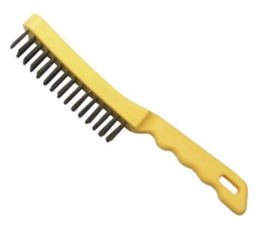 Staalborstel 4 rijen