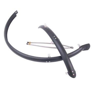 Hulzebos Spatbordset Sunnywheel 28 45mm matzwart