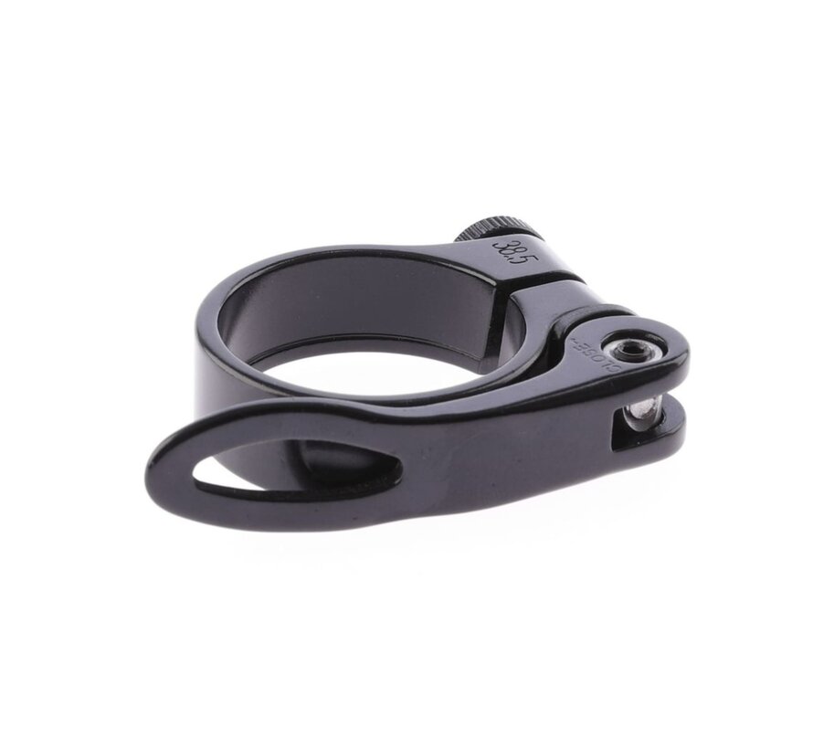 Zadelpenklem Mirage alu 34.9 zwart