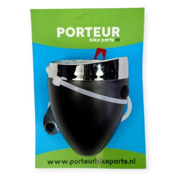 Porteur Koplamp Porteur retro zwart