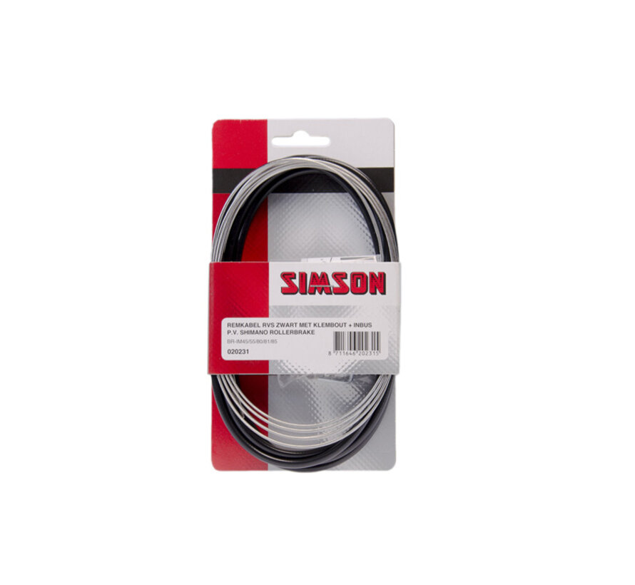 Remkabel Simson shimano rollerbrake