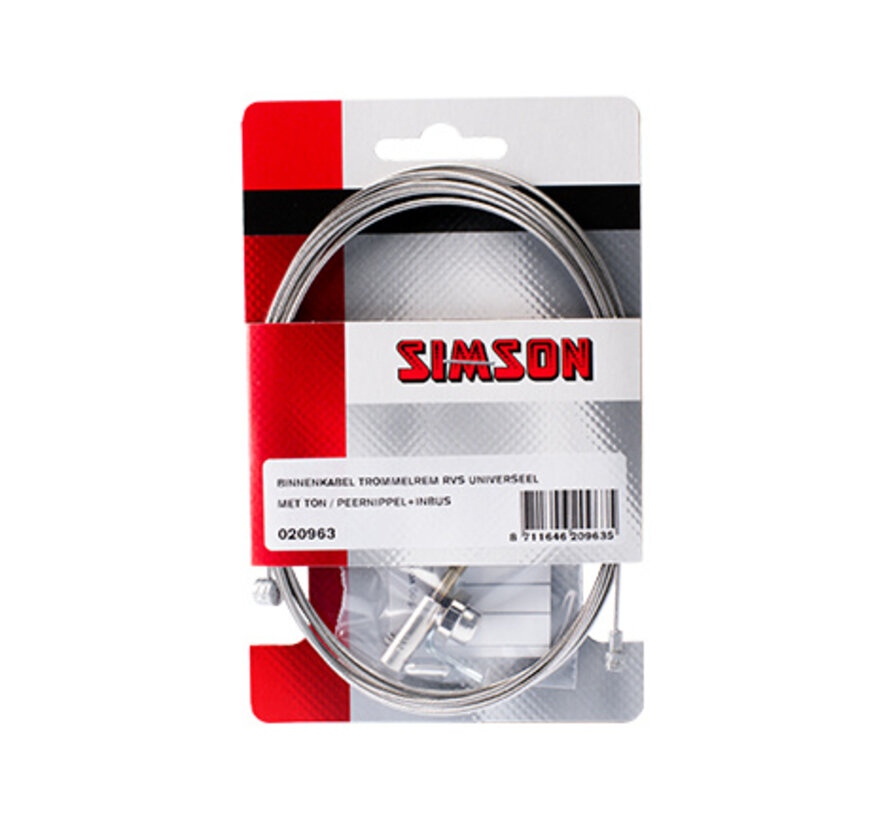 Binnenkabel Simson trommelrem uni