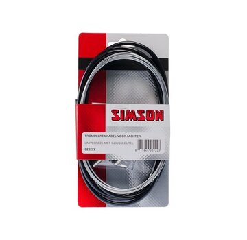 Simson Trommelremkabelset Simson voor/achter