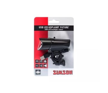 Simson Koplamp Simson future usb 30 lux