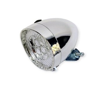 Xtrabike Koplamp Xtrabike chroom 3 led excl haak