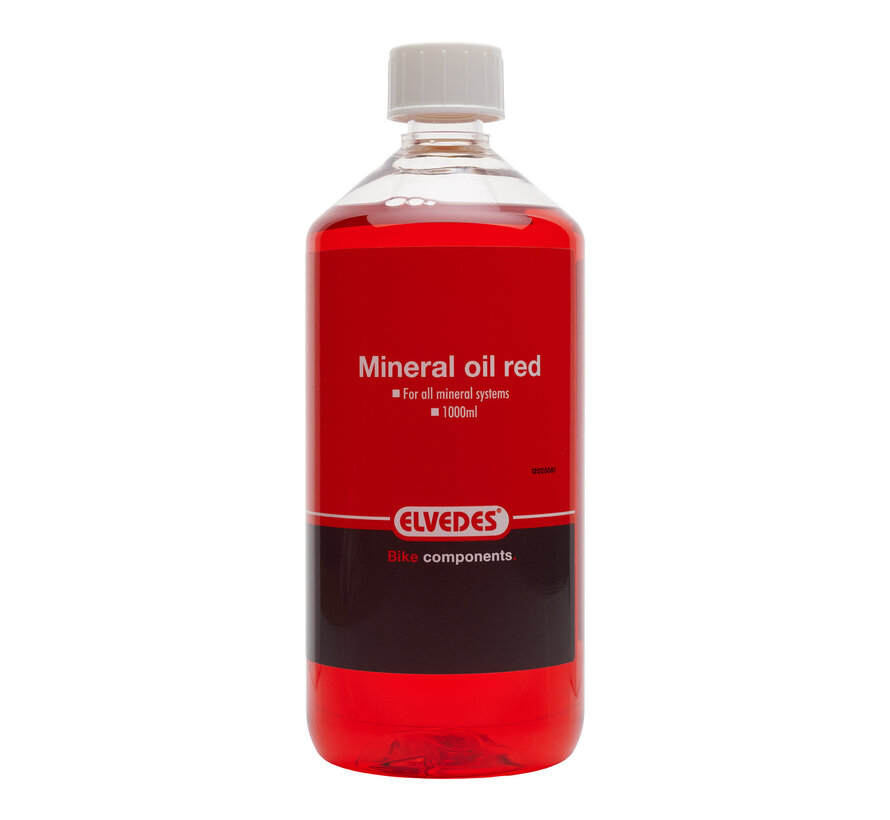 Olie Elvedes rood mineraal vloeistof