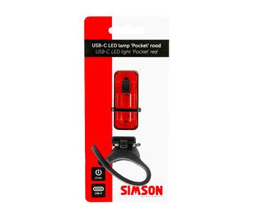 Simson Achterlicht Simson Pocket rood led