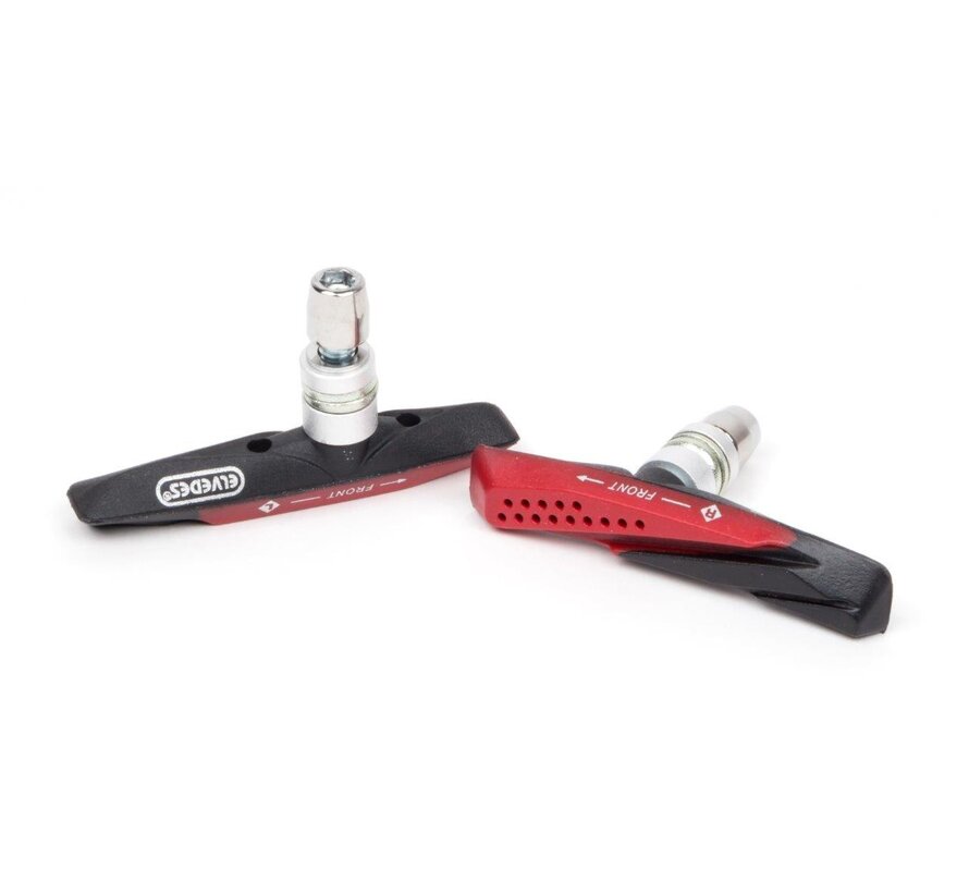 Remblokken Elvedes 6815 zw/rood 72mm