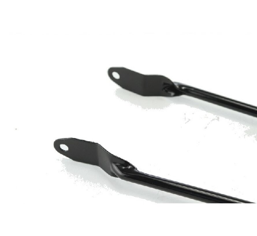 Spatbordstang 28sp zwart pad 6mm