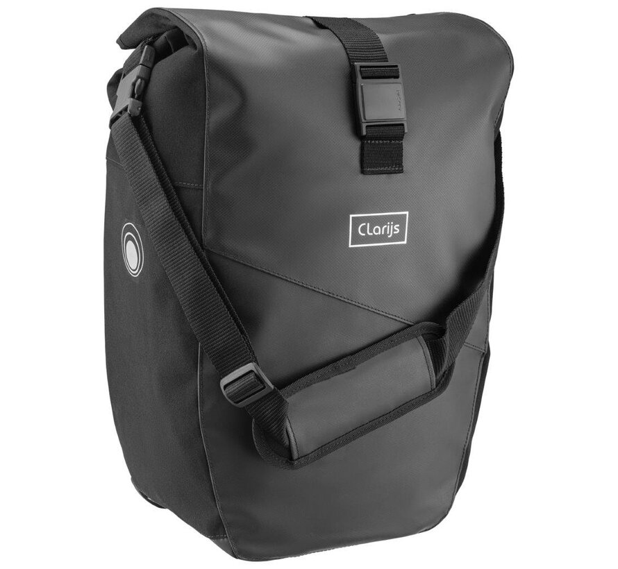 Tas Clarijs enkel Solo zwart 24 ltr