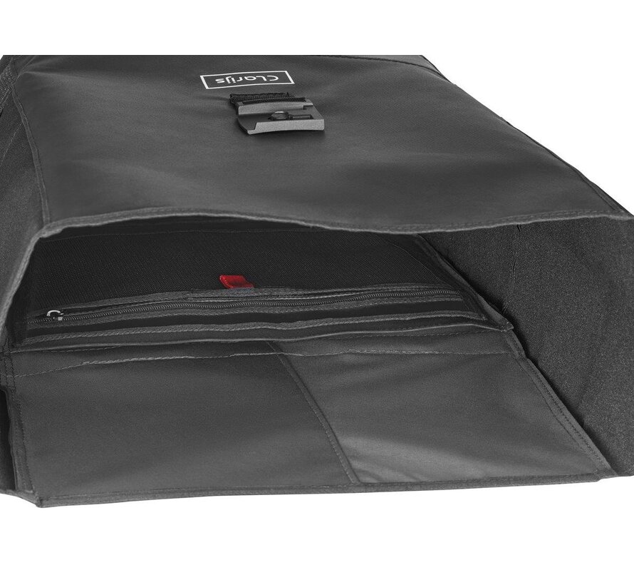 Tas Clarijs enkel Solo zwart 24 ltr