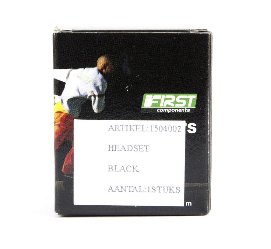 Balhoofdstel 1 zwart waterproof