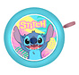 Bel SP staal stitch blauw/roze