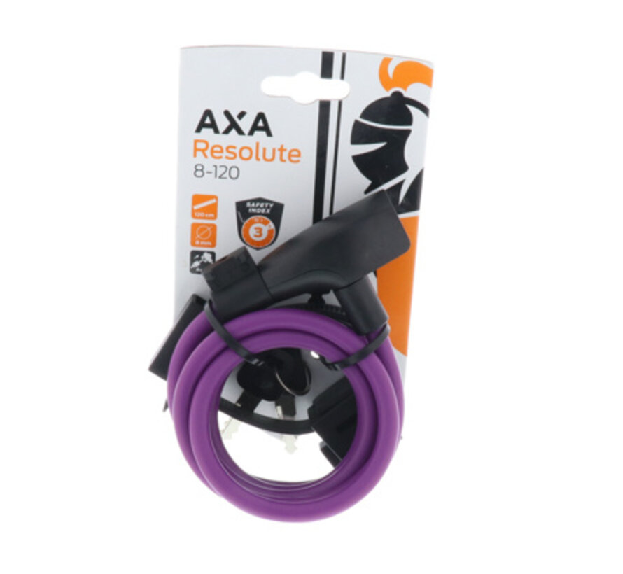 Slot Axa kabelslot resolute 120/8 roy pu