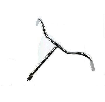 Humpert Stuur 30cm chroom vast