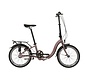 Vouwfiets U Go 20" Now I3 maroon brown