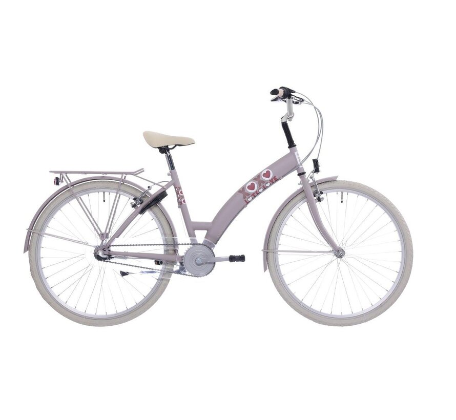 Fiets Bikefun 26" 3v Lots of Love