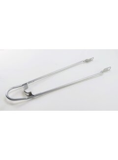 Spatbordstang bumper 28sp zilver
