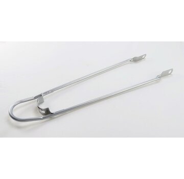 Spatbordstang bumper 28sp zilver