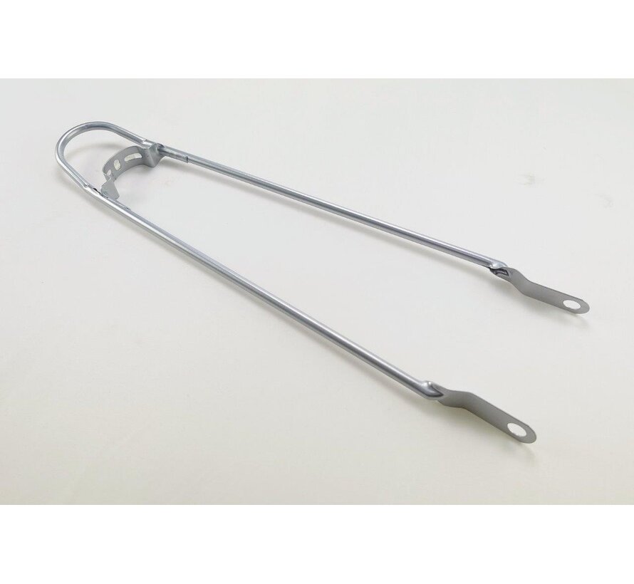 Spatbordstang bumper 28sp zilver