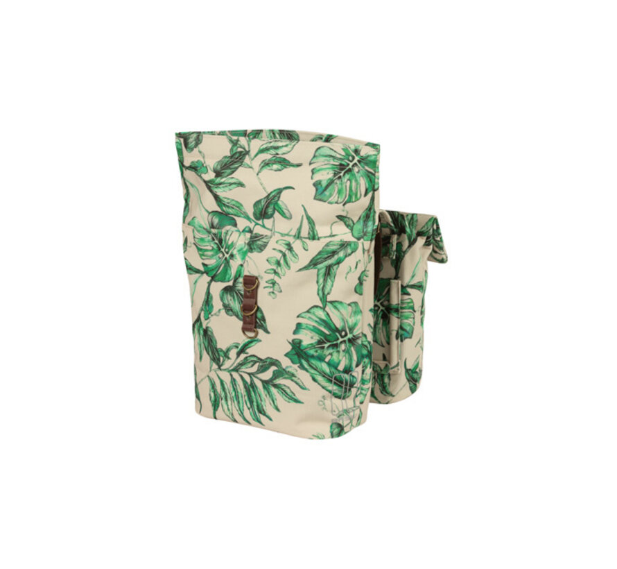 Tas Basil dubbel ever-green fietstas