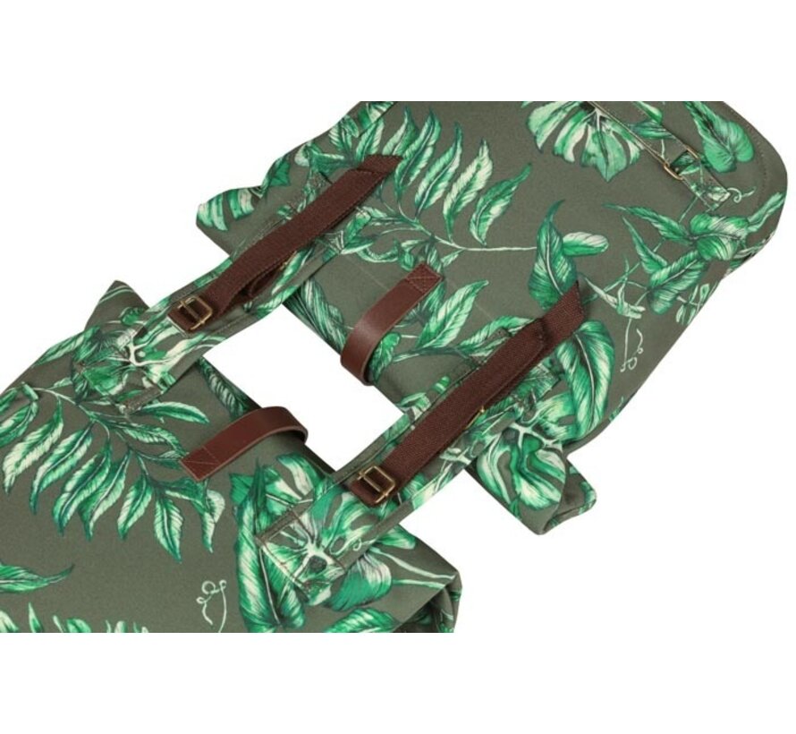 Tas Basil dubbel ever-green fietstas