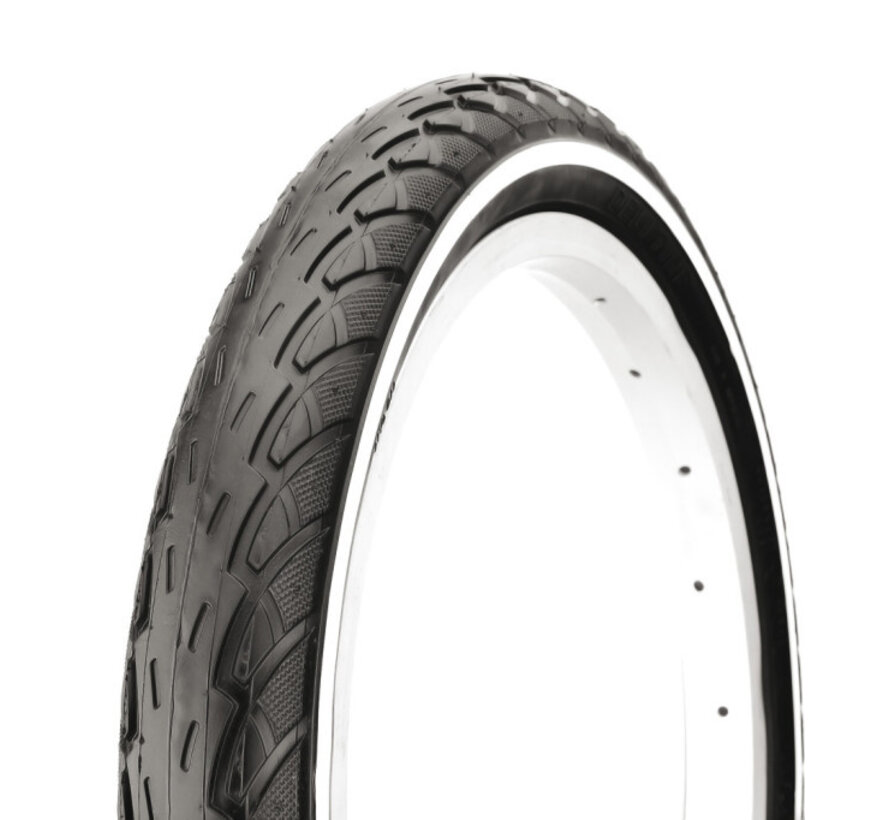 Btb Deli 24x1.75 47-507 zwart reflectie