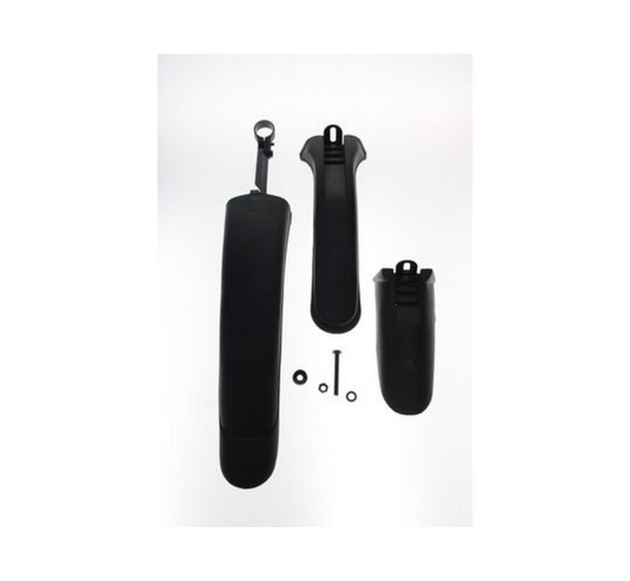 Spatbordset atb 20/24  zwart kunststof