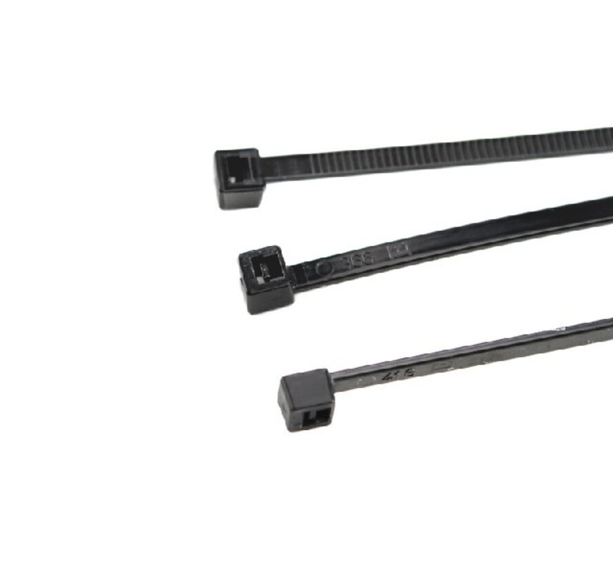 Kabelbinder 290x4.5 zwart per 100