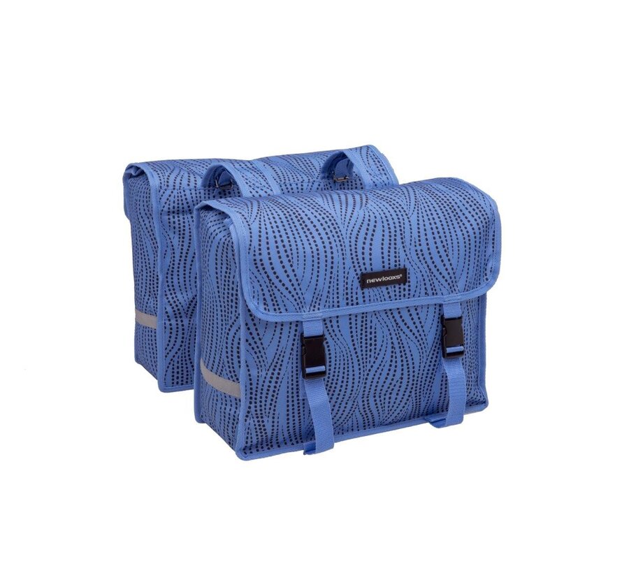Tas New Looxs dubbel fiori alma blue