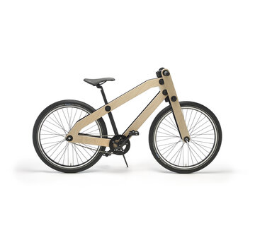 Sandwichbikes Fiets Sandwich bike met houten vork