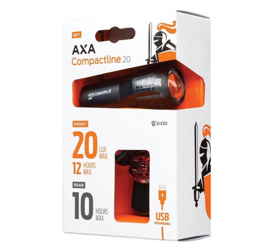 Verlichtingset Axa compactline 20 lux