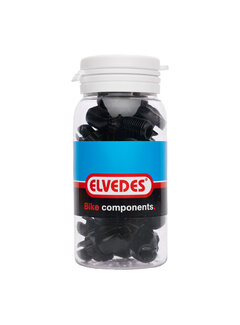 Elvedes Kabelstelnippel Elvedes M10 zwart alu