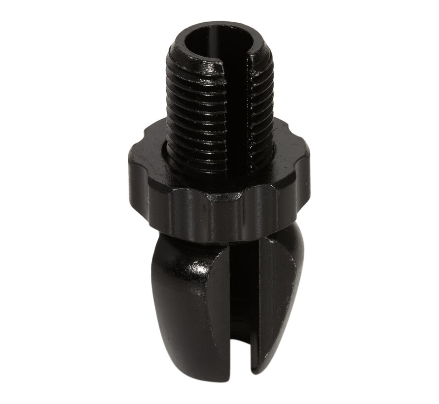 Kabelstelnippel Elvedes M10 zwart alu