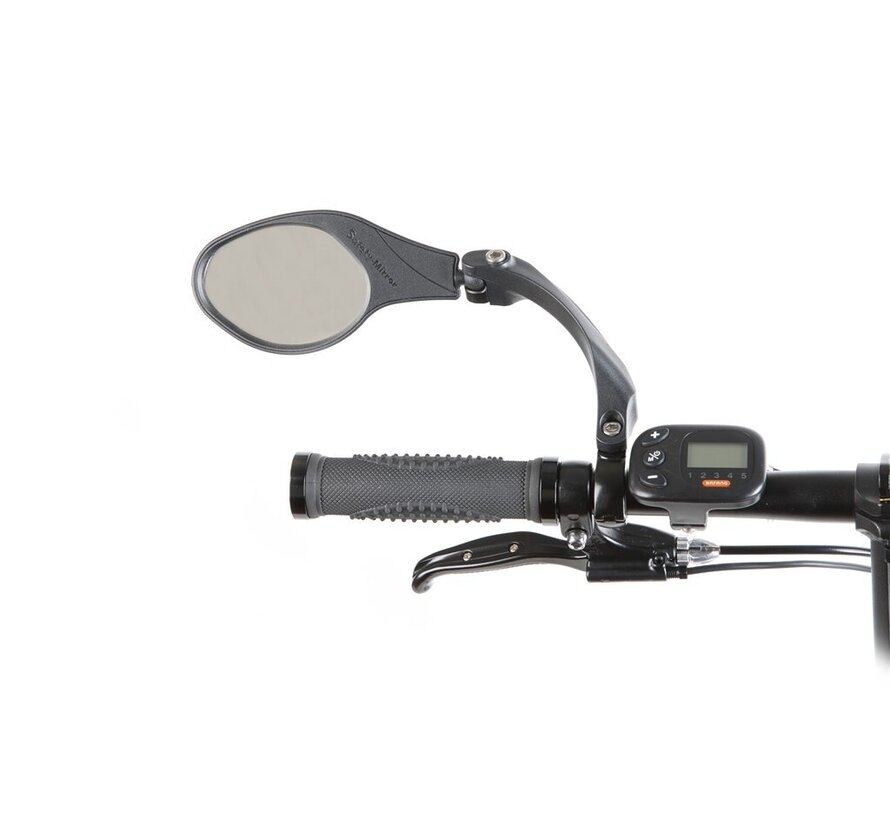 Spiegel Mirage Uno zwart links