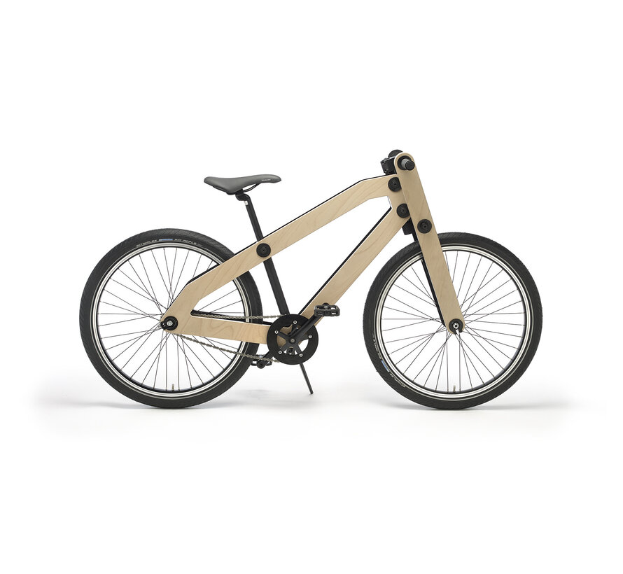 Fiets Sandwich bike met houten vork