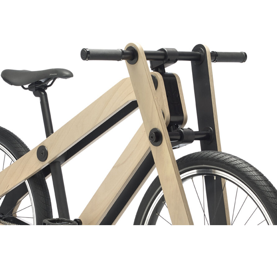 Fiets Sandwich bike met houten vork
