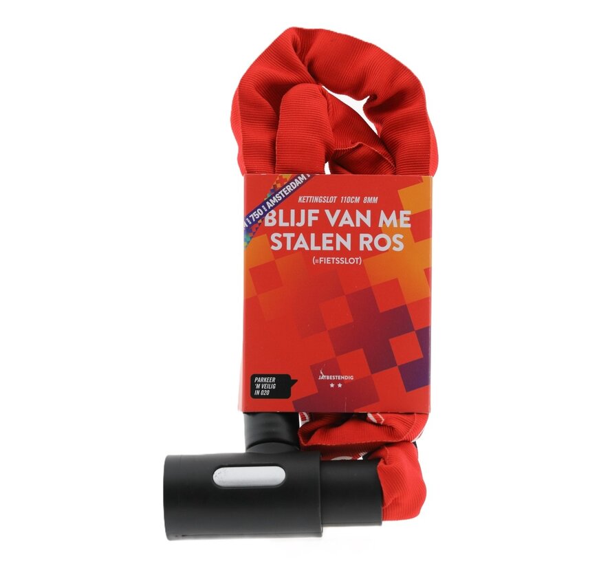 Slot Amsterdam 750 kettingslot rood