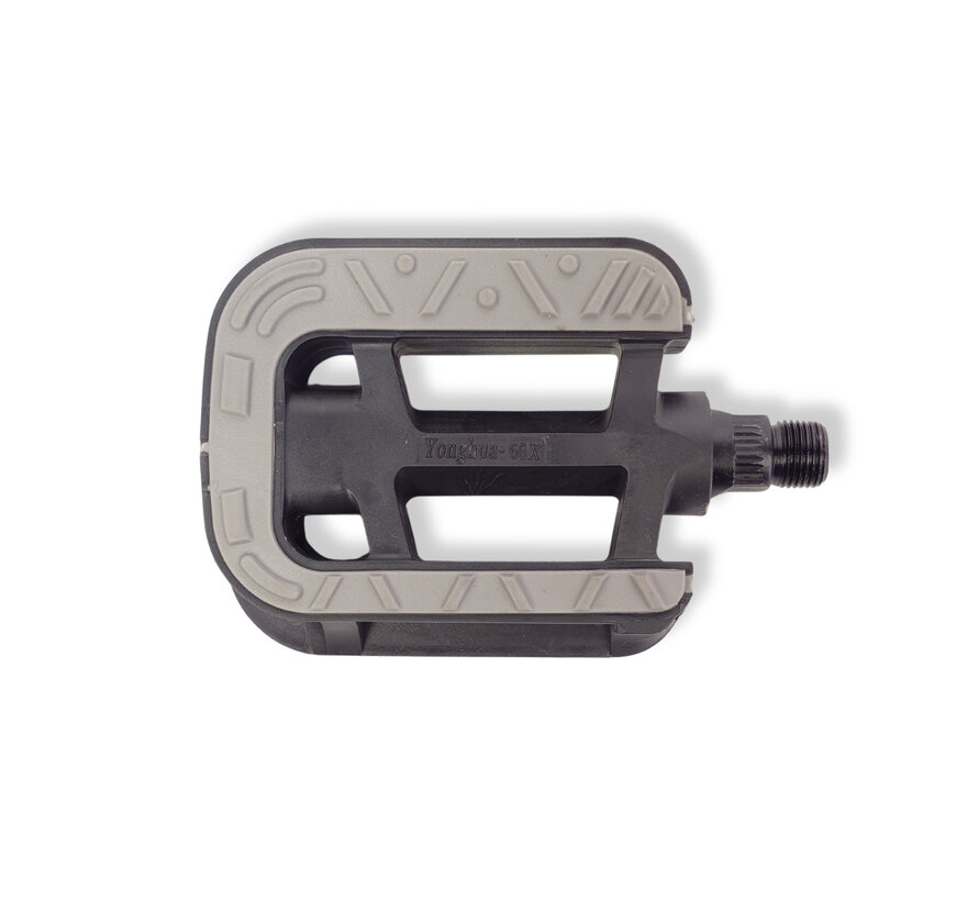 Pedalen Xtrabike grijs zwart anti slip