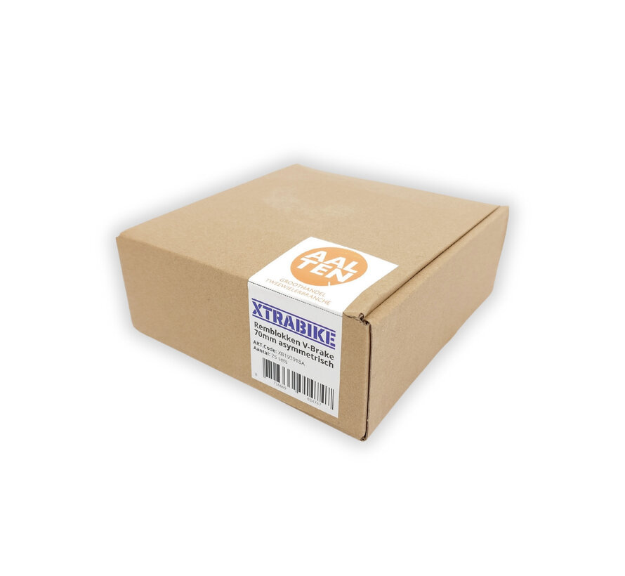 Remblokken Xtrabike v-brake met inbus