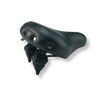 Xtrabike Zadel Xtrabike zwart met gel en hangveer