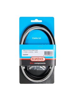 Elvedes Kabel Elvedes cpl rem achter zwart