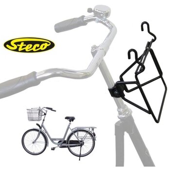 Steco Mand-mee Steco klem mat zwart