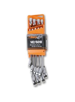 Beta Tools Steek-ringratelsleutelset Beta 9-delig