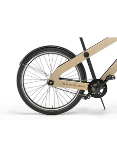 Sandwichbikes Fiets Sandwich spatbordenset gemonteerd