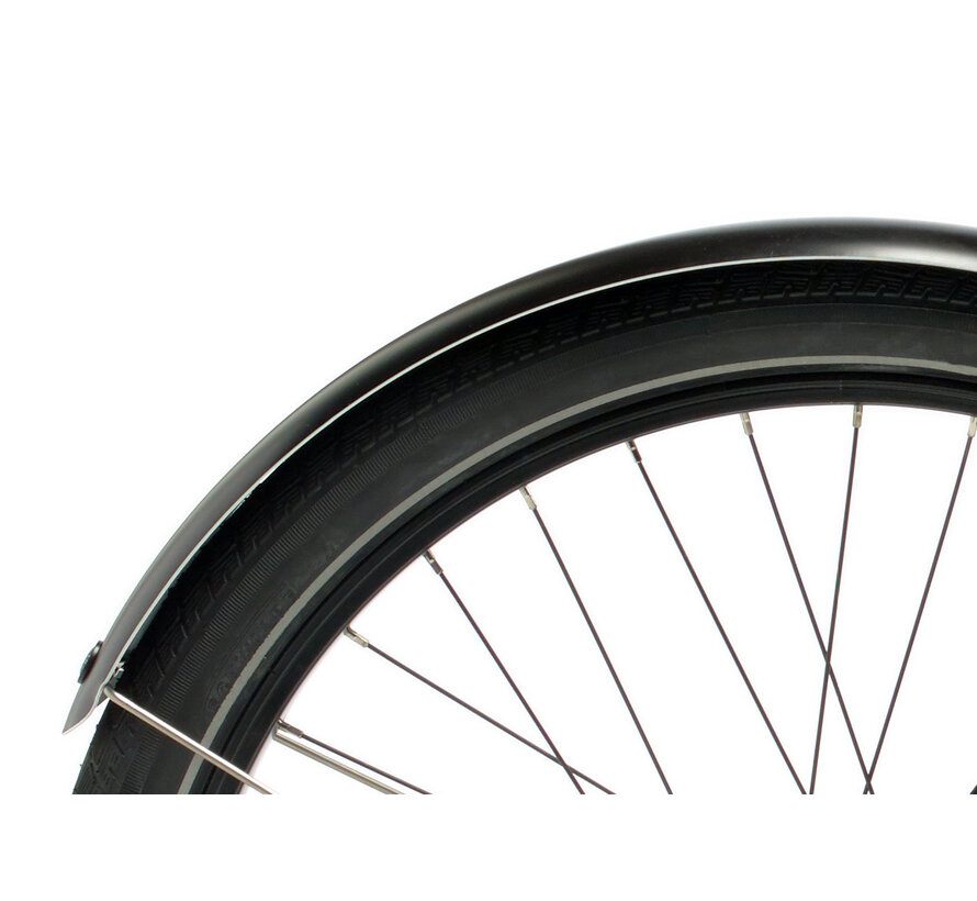 Fiets Sandwich spatbordenset gemonteerd