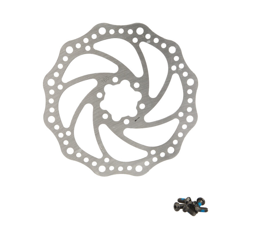 Remschijf Zoom 160mm 6 noks